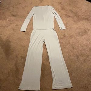 Eberjey one-piece long jumpsuit lounger pajama